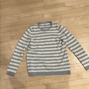 L.L. Bean striped cashmere sweater